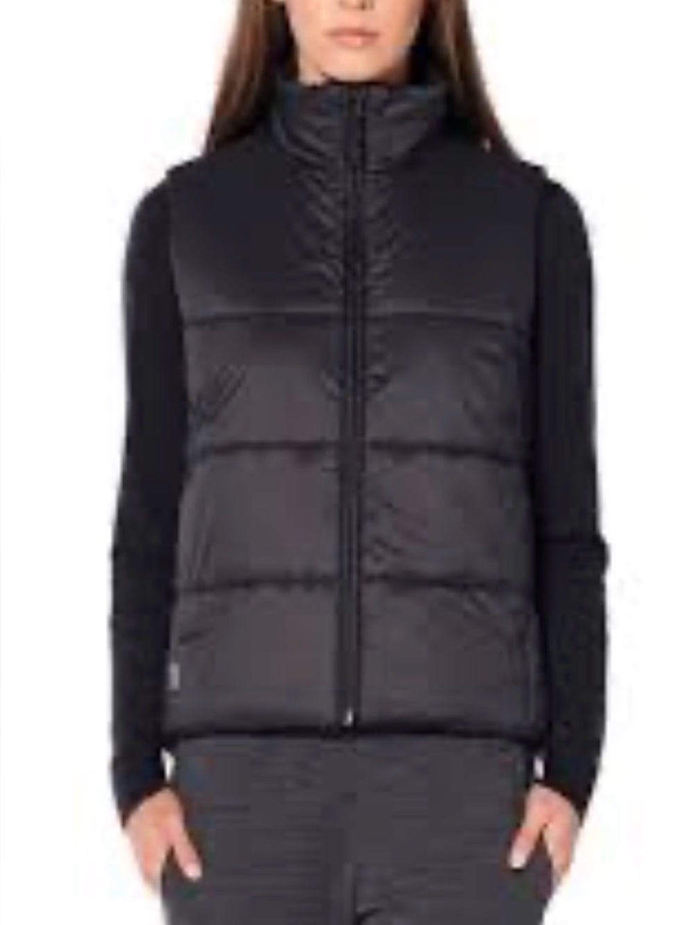 Icebreaker Merino Loft Women’s Black Quilted Puffer Vest Size M